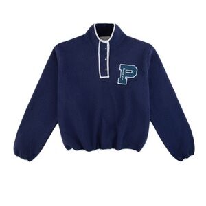 Parke Chenille Boat Fleece in Navy